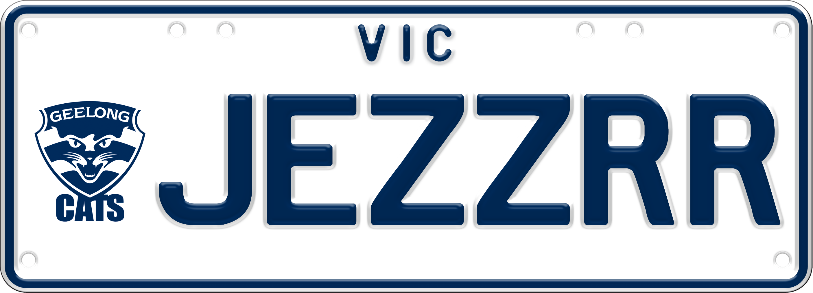 Hawthorn Hawks sample AFL upgrade plate
