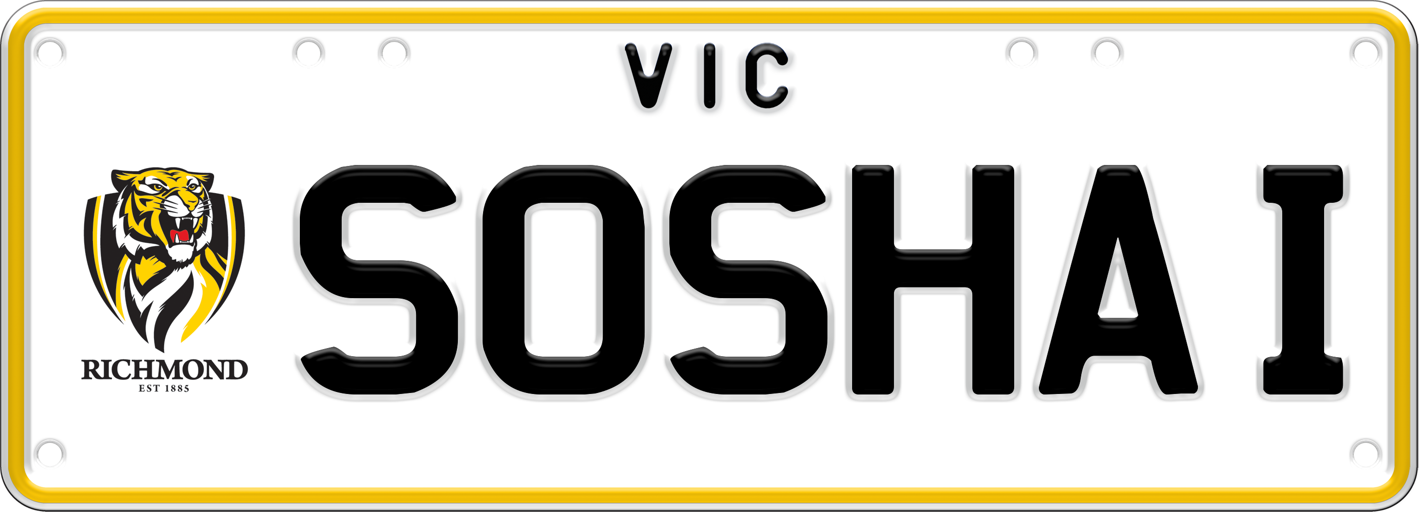 Geelong cats example AFL upgrade plate