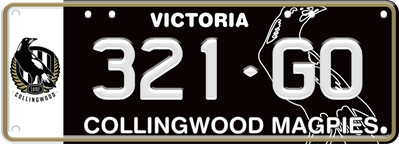 Collingwood example premium plate