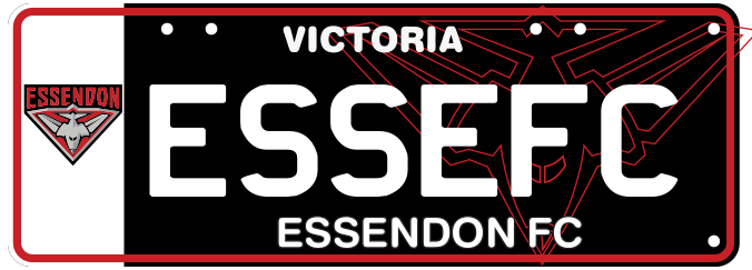 Essendon example premium plate