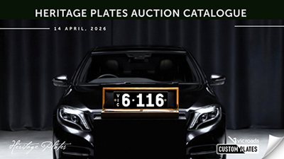 Heritage plates auction - April 2026