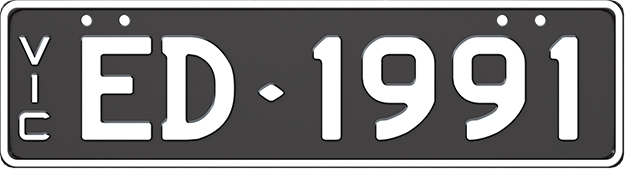 Custom plates (Black tuxedo)
