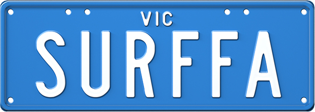 Custom plates (Matte blue) 