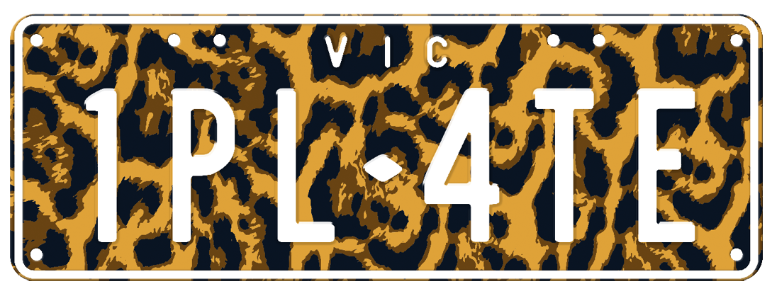 style plate leopard