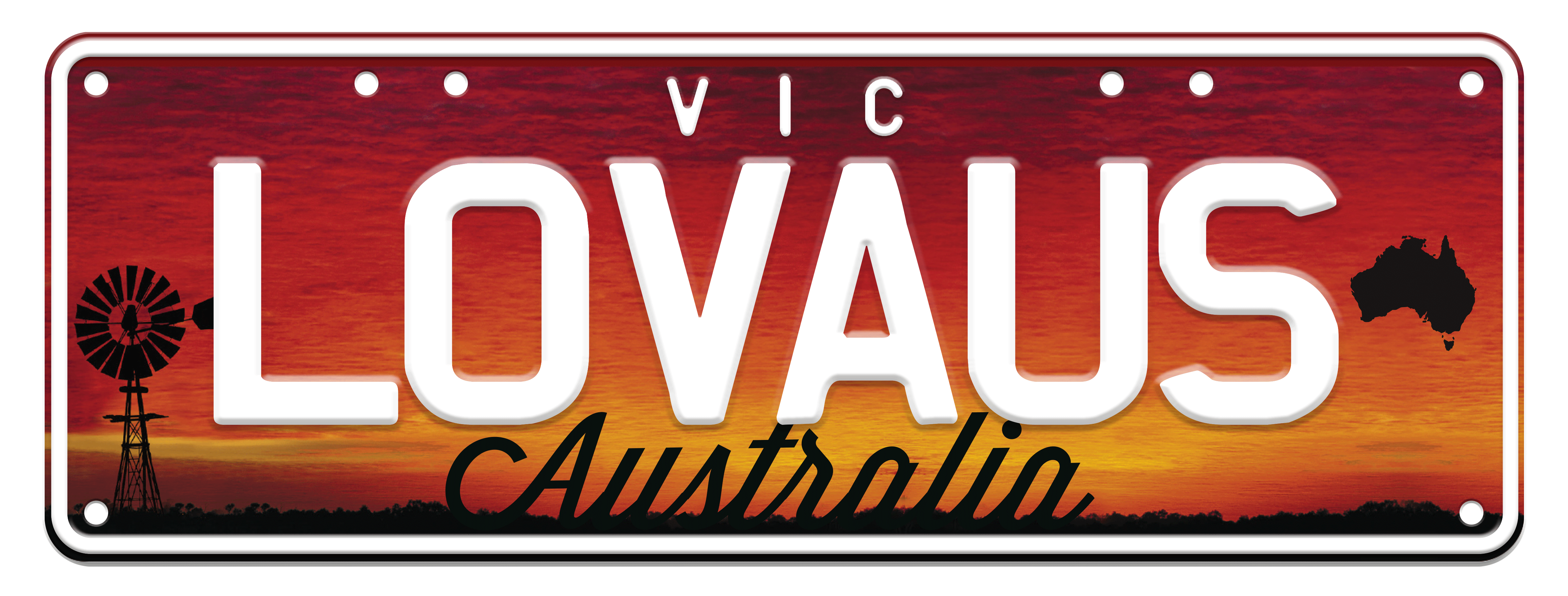 Aussie plate