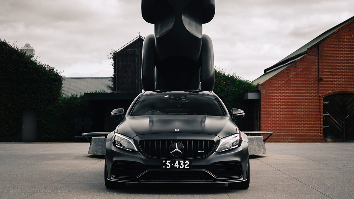 Mercedes Benz with Heritage plates