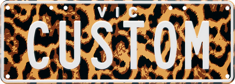 Custom style plate