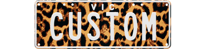 Custom style plate