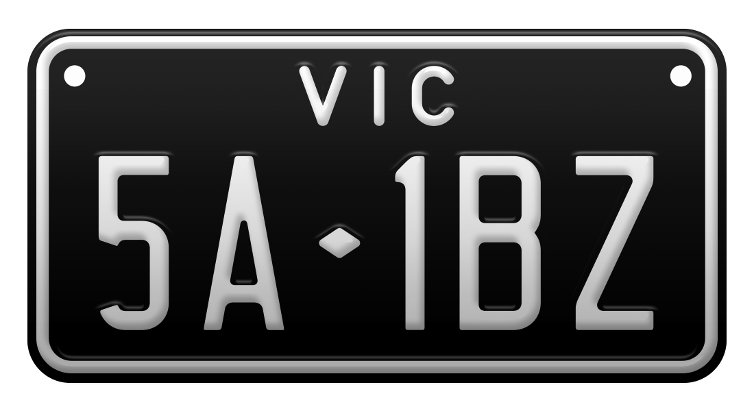 motorbike-black-plate
