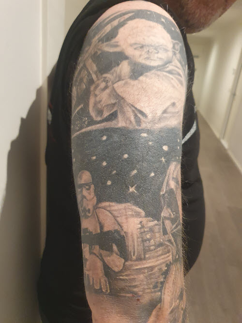 Paul Taylor Star Wars Tattoo