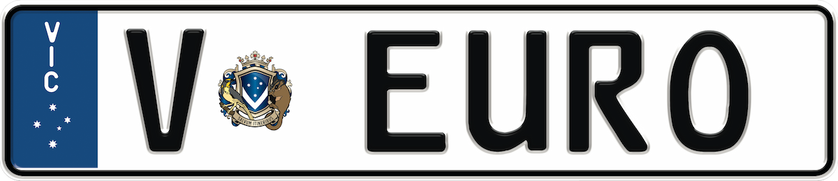 Euro Premium Black on White 